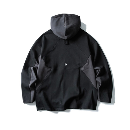 ストレッチ　ポリコットン　フードパーカー　N980