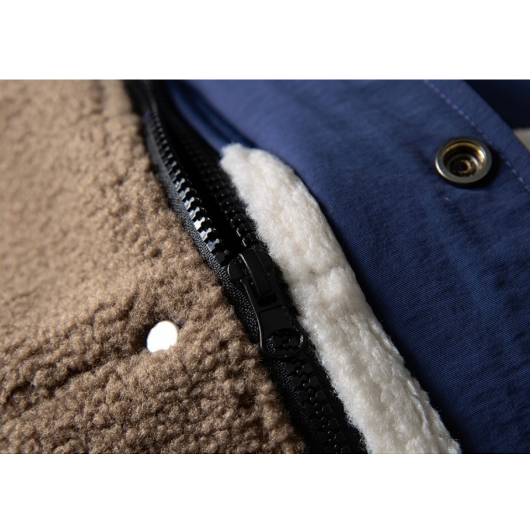 キルティングライナー　クレイジー　フリースジャケット　N947