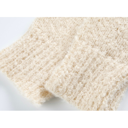 ブークレ　ハーフジップ　ニット　N931