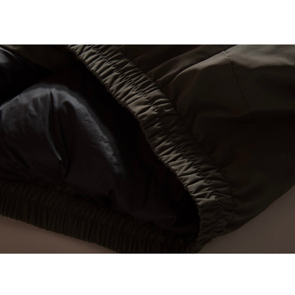 ホワイトダウン　ミニマル　フードジャケット　N945