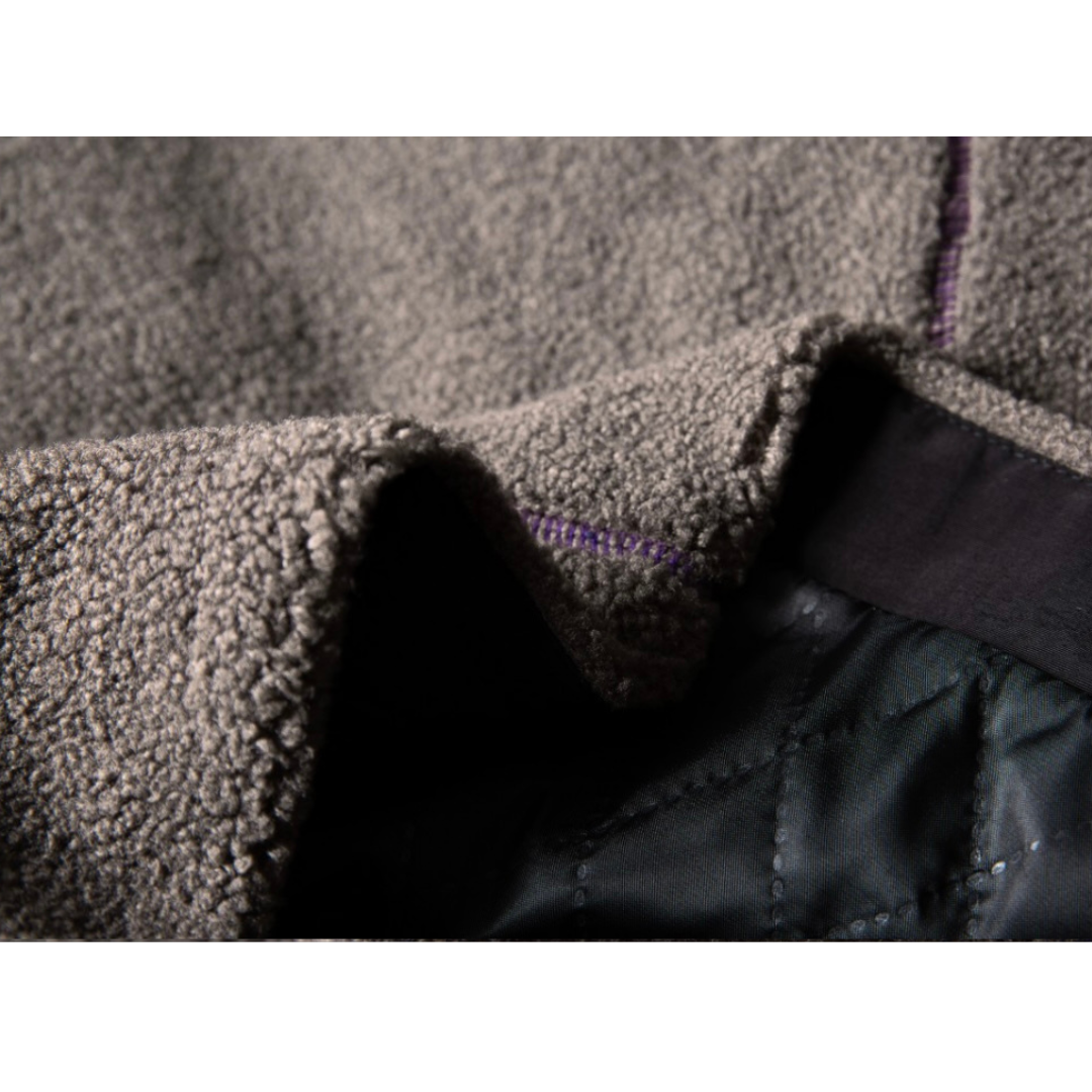 ライナーキルティング　フリース　スタンドカラージャケット　N895