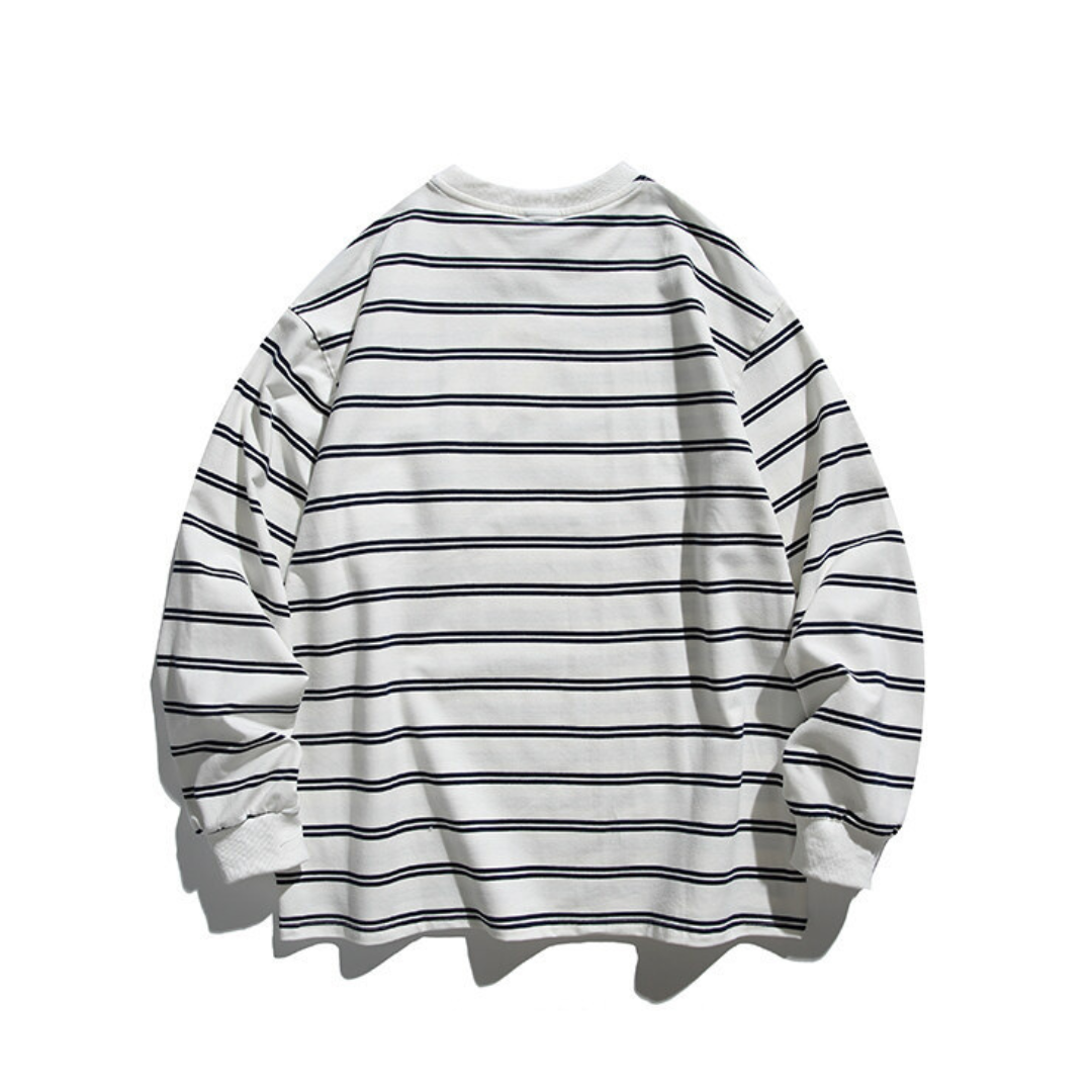 ユーティリティポケット　ボーダー長袖Ｔシャツ　N629