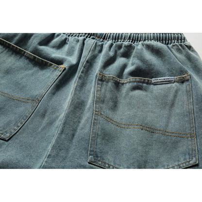 ダーティデニム　ショートパンツ　N350
