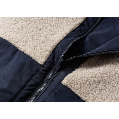 リバーシブル　バイカラー　ボアフリース　ジャケット　N912