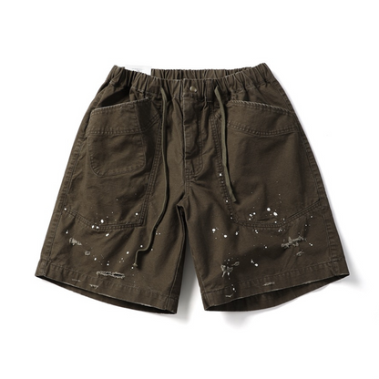 ペイント　ヘビーコットン　ショートパンツ　N489