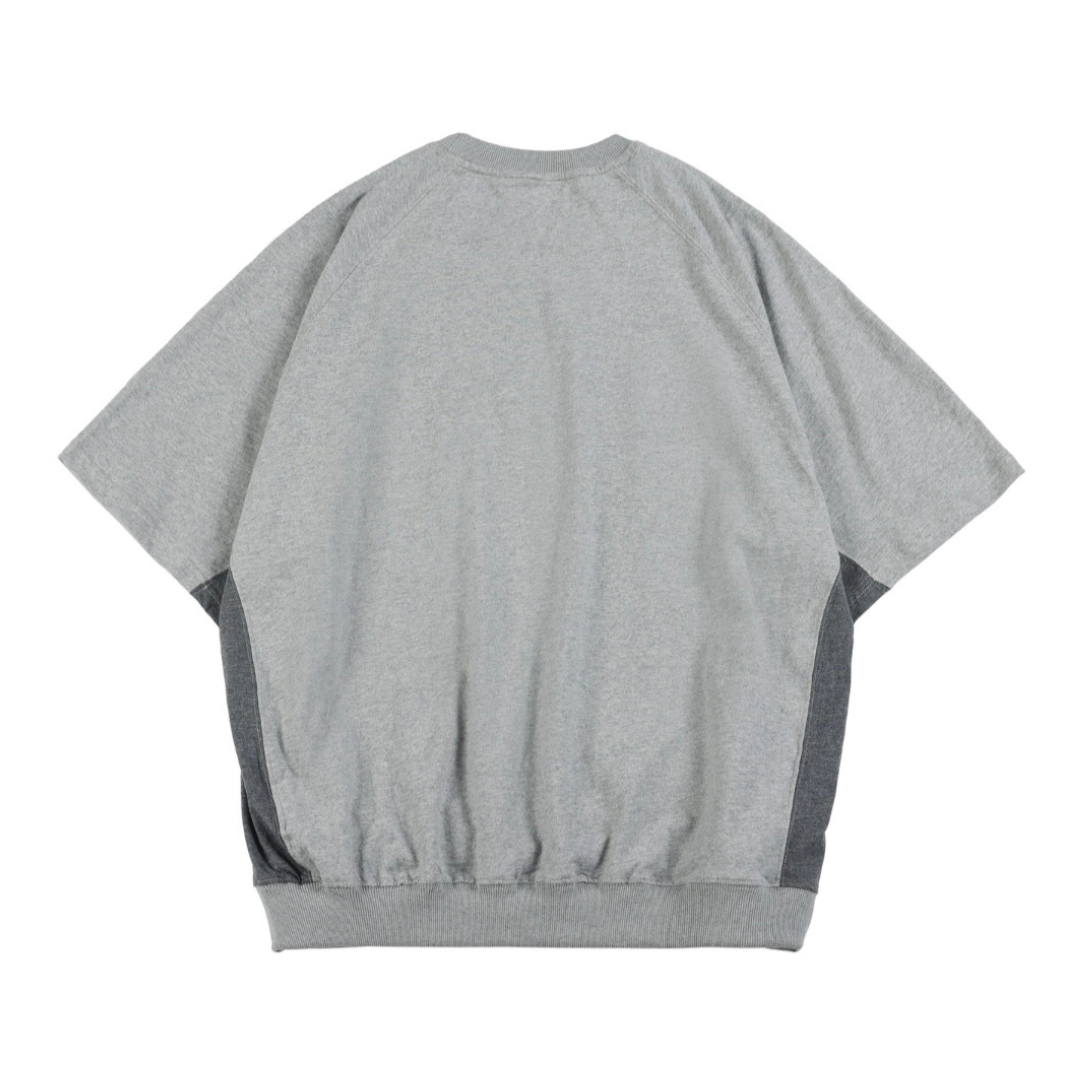バイカラー　スウェット　ワイドTシャツ　N355