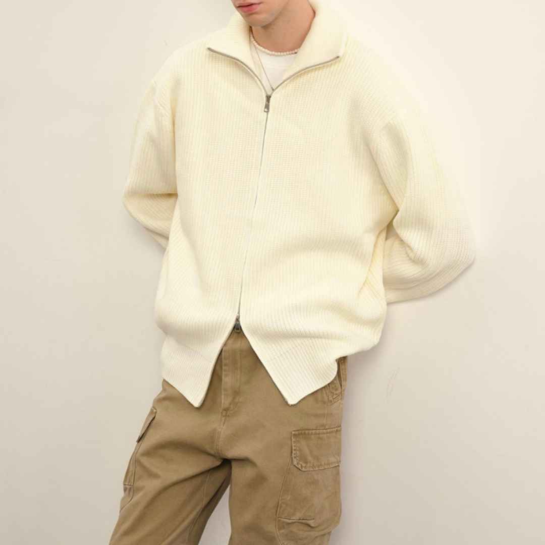 ドライバーズニット ジップアップ カーディガン　N930