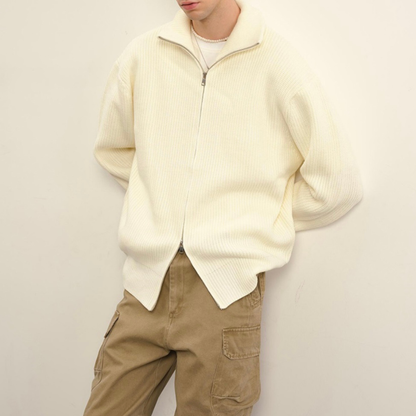 ドライバーズニット ジップアップ カーディガン　N930