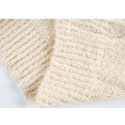 ブークレ　ハーフジップ　ニット　N931