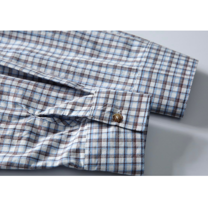トラディショナルチェック　ブロードシャツ　N1059