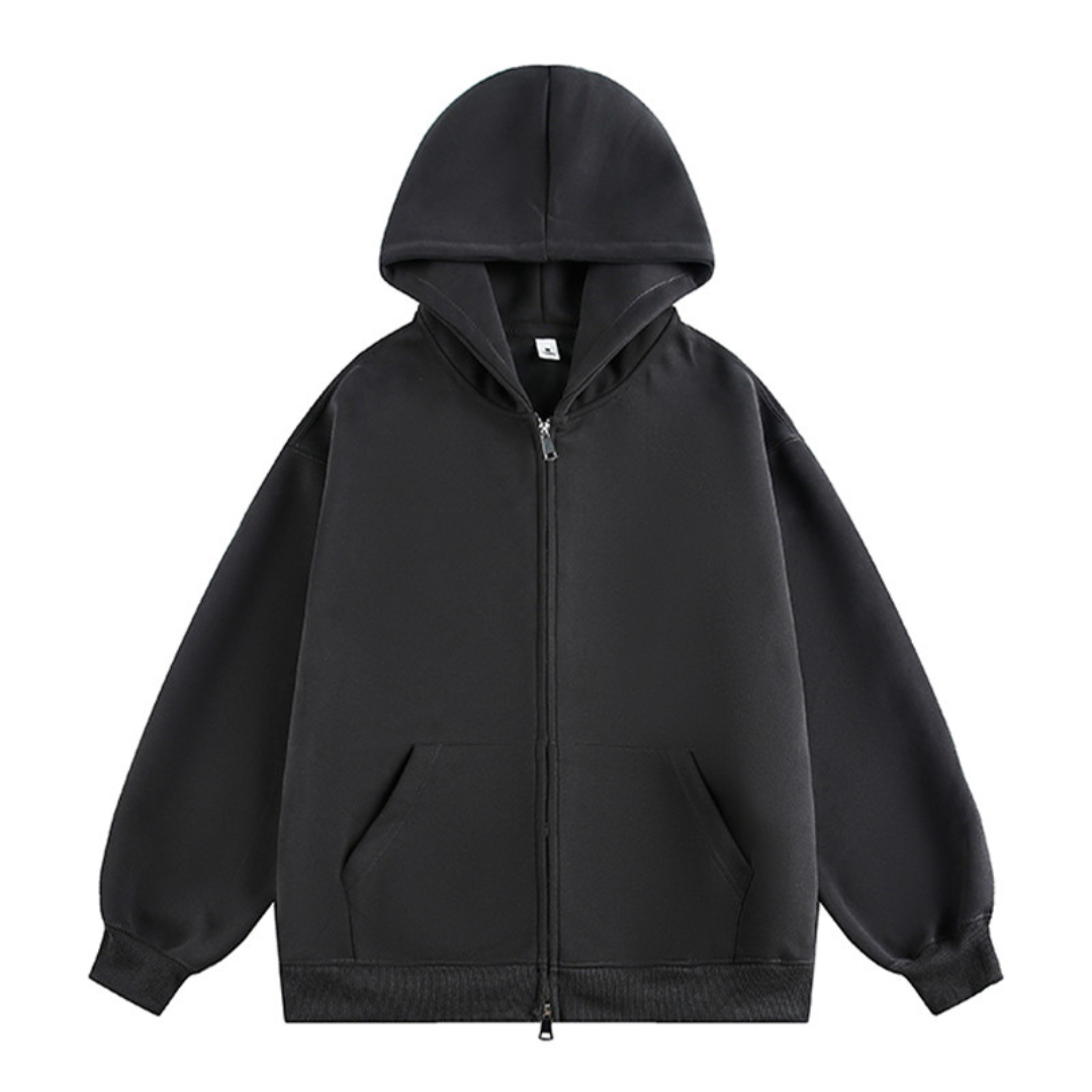 ヘビーウェイト　ダブルジップ　スウェットパーカー　N1147