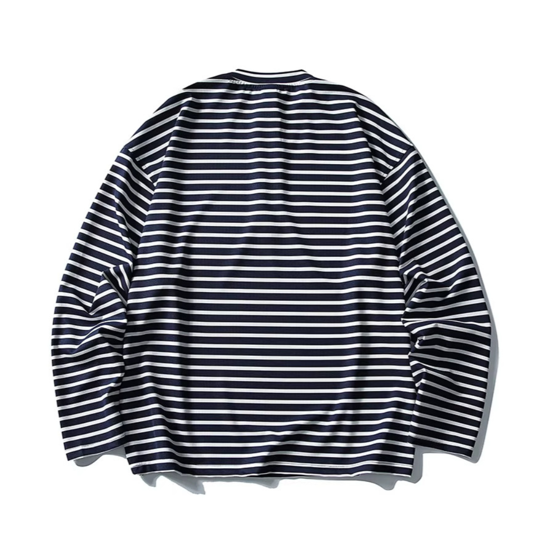 ストレッチナイロン　ヘンリーネック長袖Tシャツ　N1142