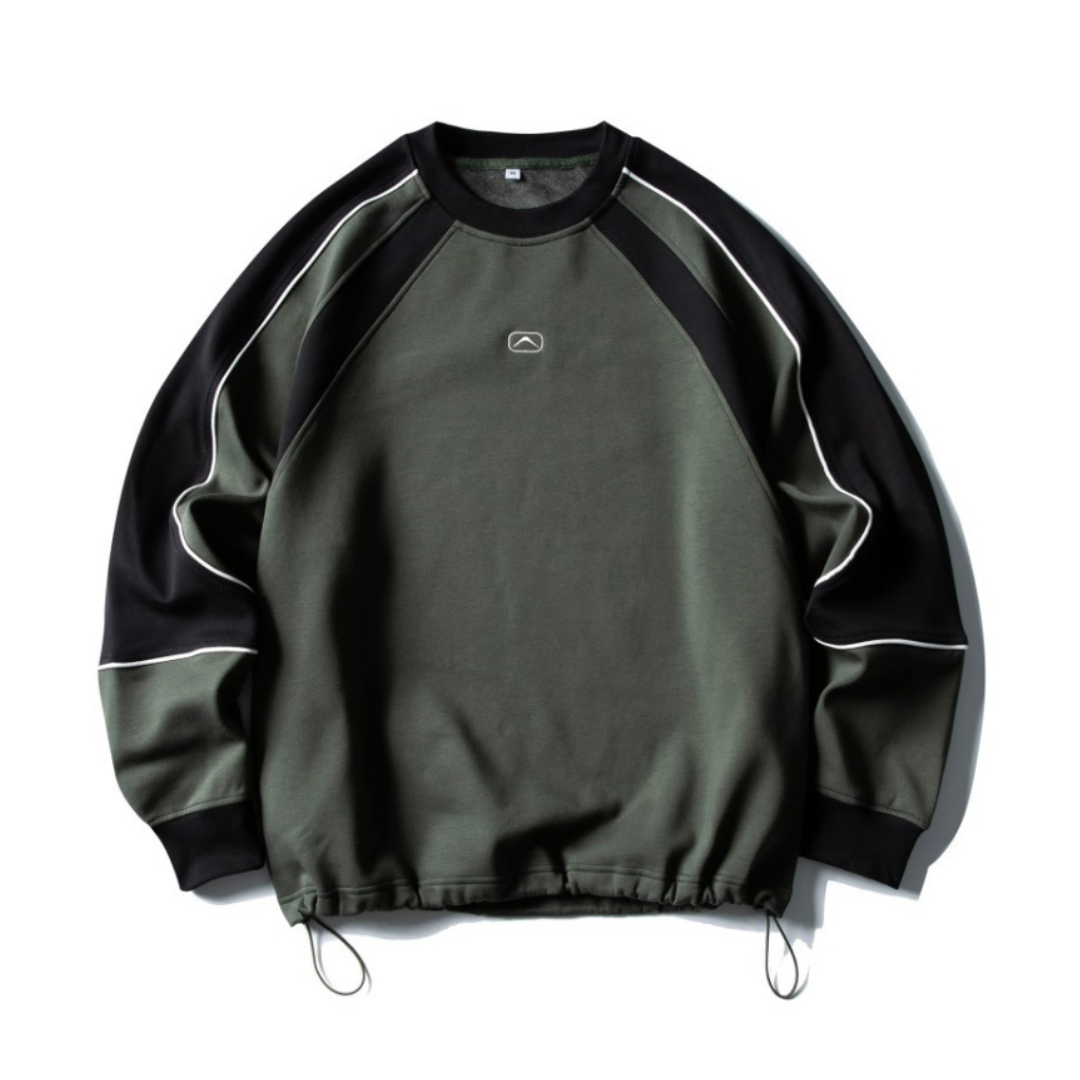 スリーブライン　クルーネックプルオーバー　N898