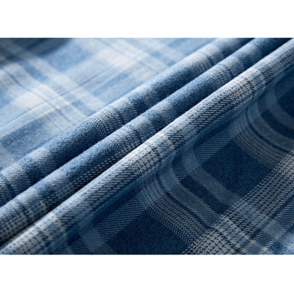 ポリエステル　シティチェック　レギュラーシャツ　N1146