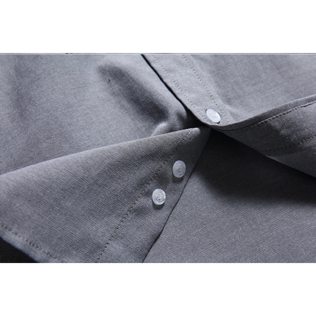 コットンポリエステル　ボタンダウンシャツ　N1229