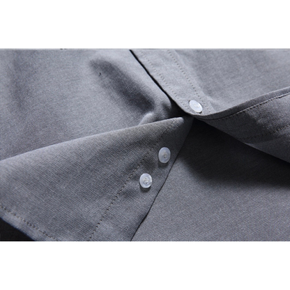 コットンポリエステル　ボタンダウンシャツ　N1229