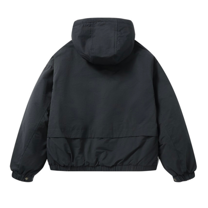 コットンナイロン　パテッド　フードジャケット　N927