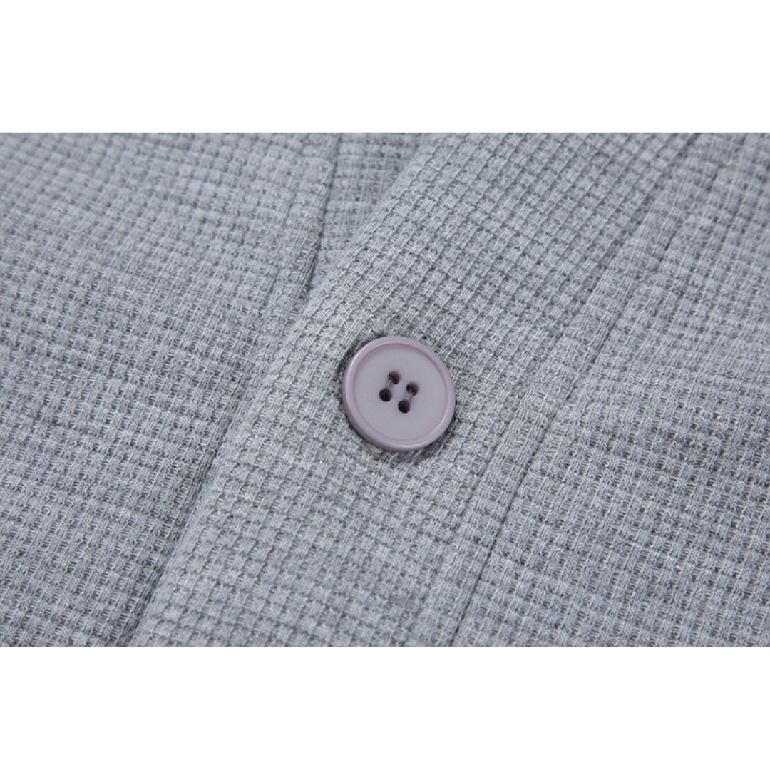 ワッフル裏毛　カーディガン　N1283