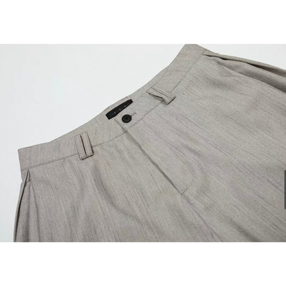 カットオフ　ストレッチ　ワイドクロップドパンツ　N509