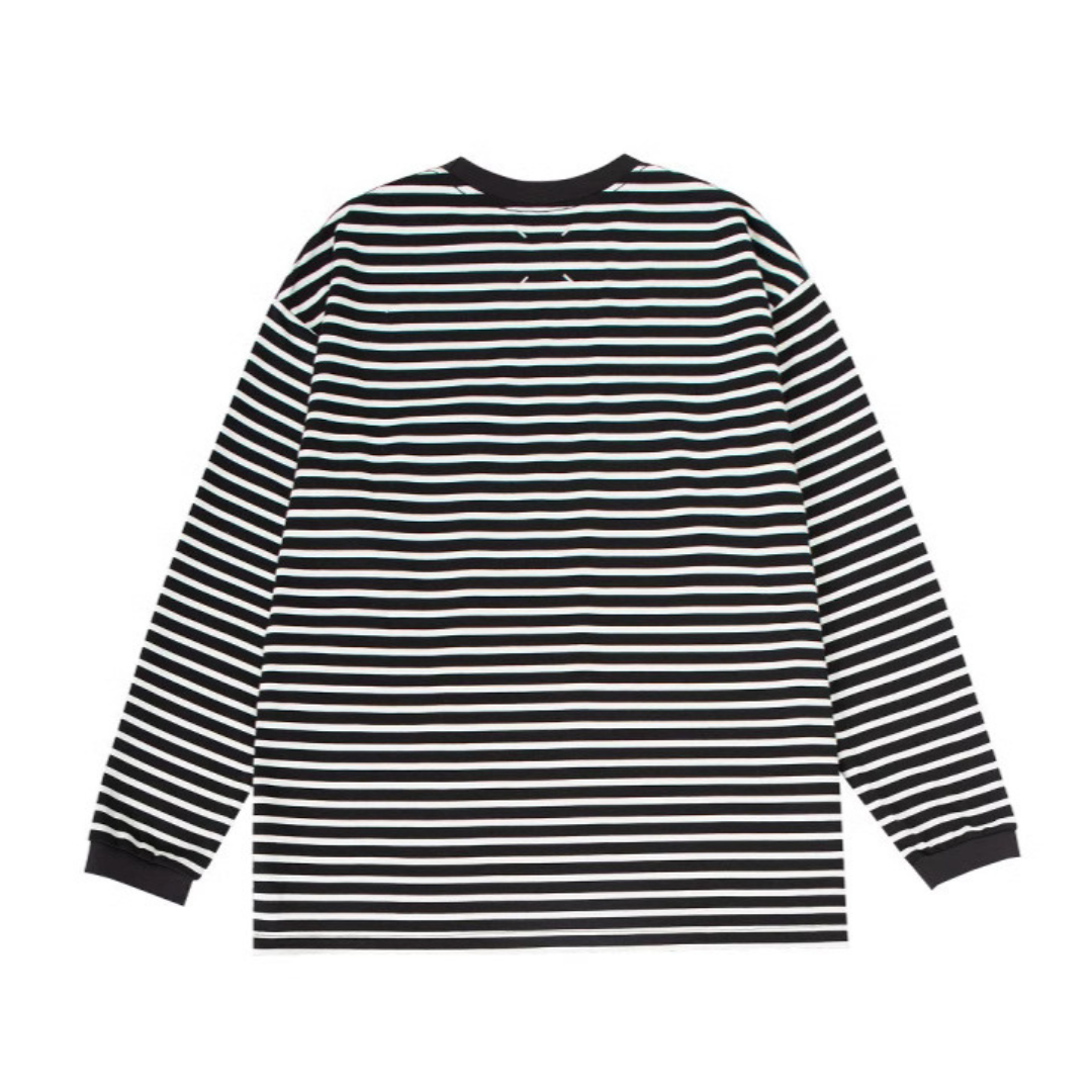 ルーズポケットボーダー　ロングスリーブ　Ｔシャツ　N382