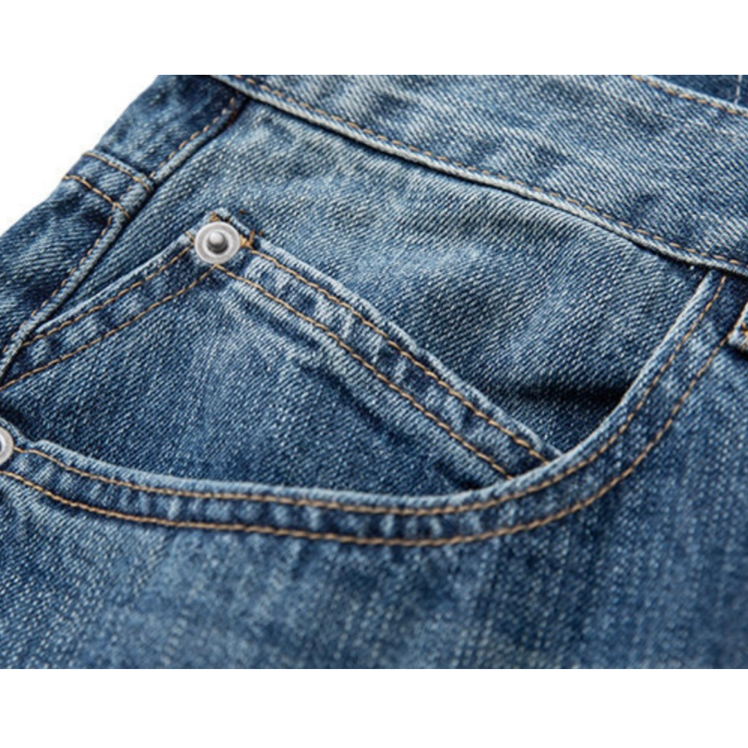 ダメージデニム　ワイド　パンツ　N990