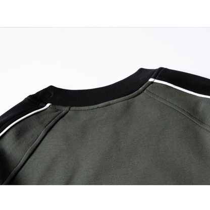 スリーブライン　クルーネックプルオーバー　N898