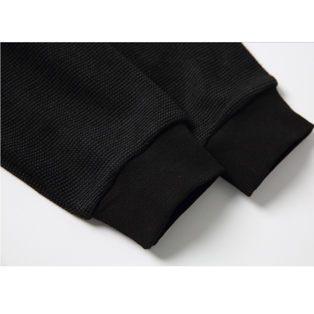 ストレッチポリエステル　ジップカーディガン　N1091