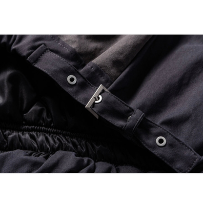 ライナーキルティング　バイカラー　フードジャケット　N911