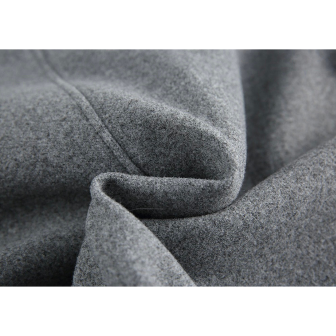 チェックコンビ　ステンカラーコート　N976