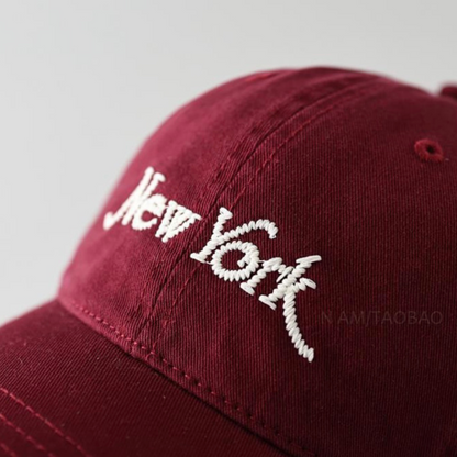 【New York】6パネル　キャップ　N474