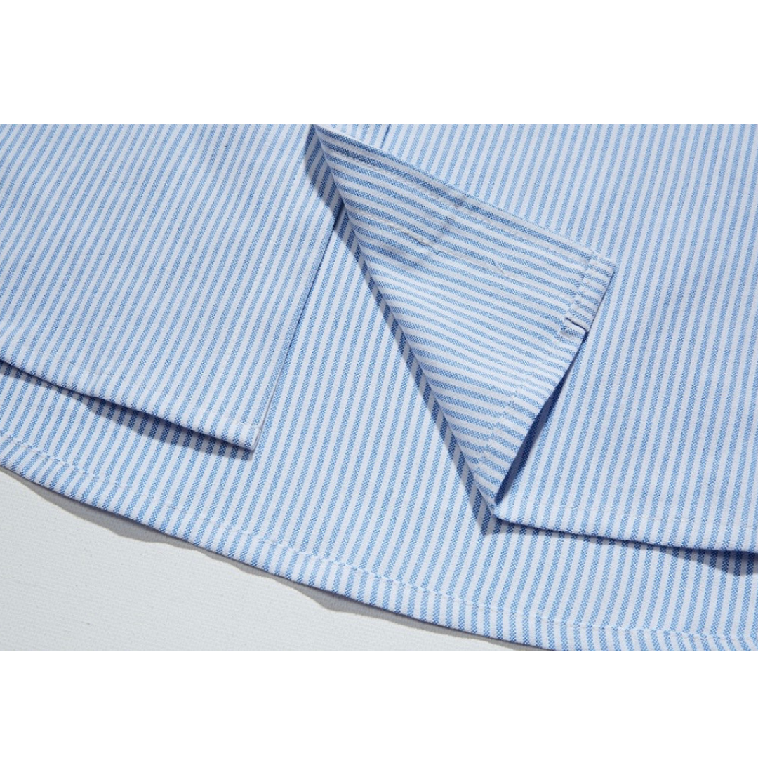 コットンポリ　ロンドンストライプ　シャツ　N1268