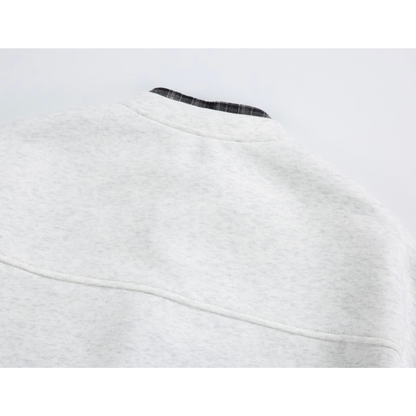 フェイクレイヤード　スウェットカーディガン　N1264