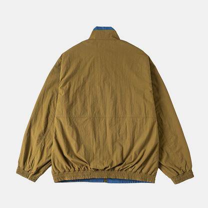 リバーシブル　スタンド　ジップジャケット　N606