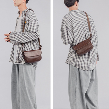 PUレザー　フラップ　ミニショルダーバッグ　N1202