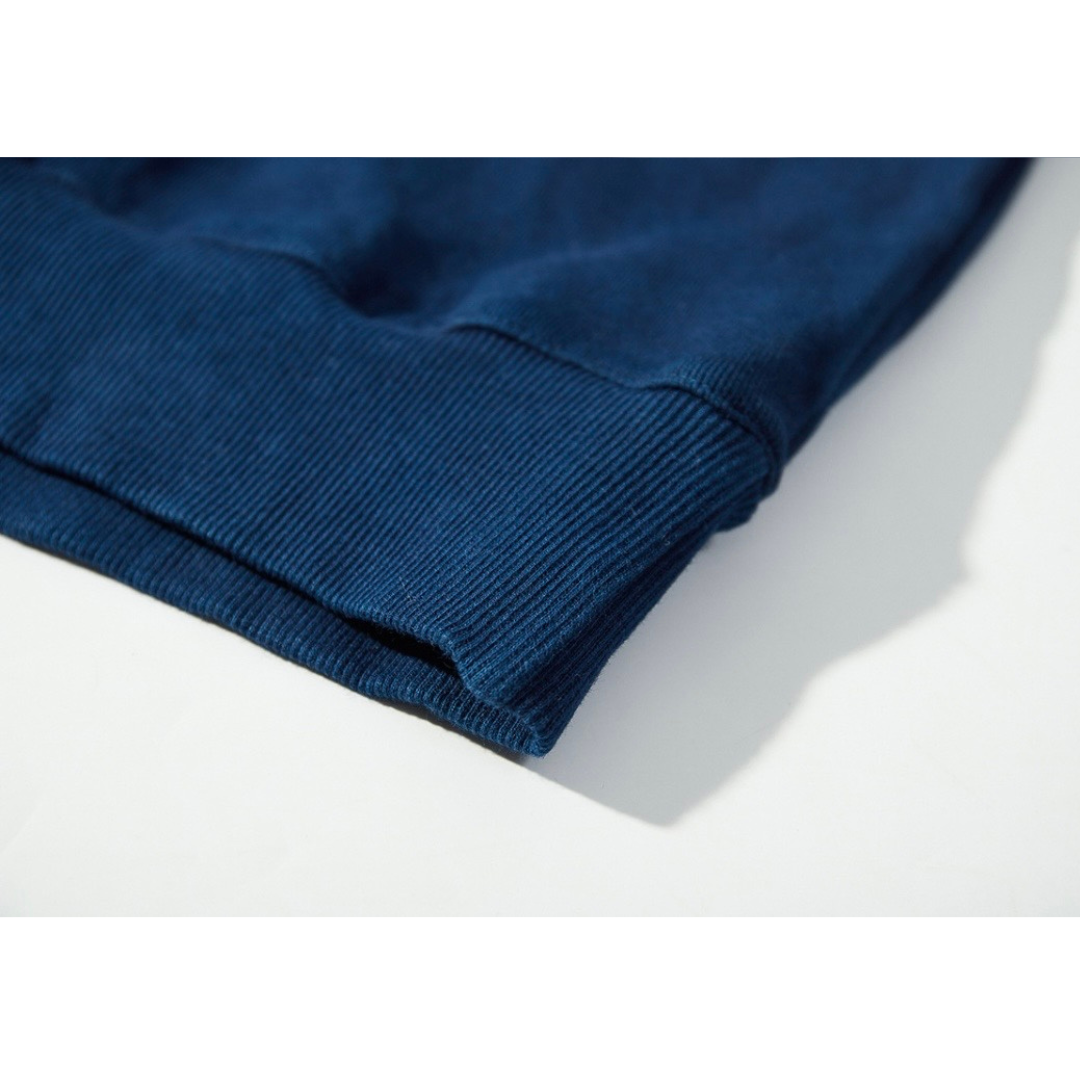 インディゴ染料め　クルーネックスウェット　N1321