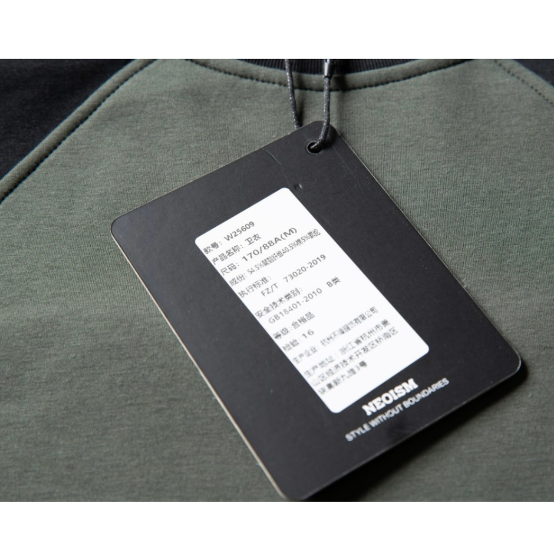 スリーブライン　クルーネックプルオーバー　N898