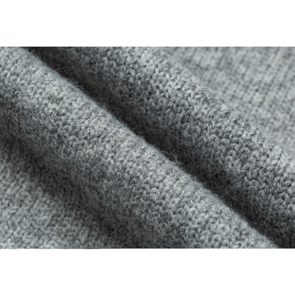 ミドルゲージ　クルーネック　カーディガン　N933