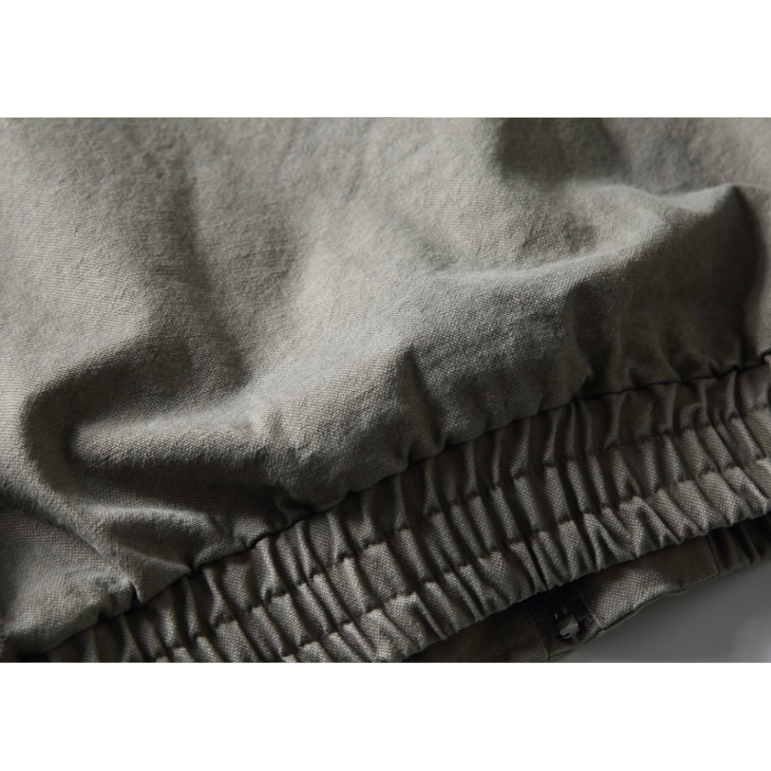 ウォッシュドグレー　ジップジャケット　N1234