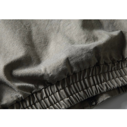 ウォッシュドグレー　ジップジャケット　N1234