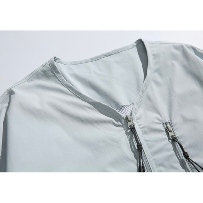 ポリエステル布帛　ユーティリティ　カーディガン　N1083