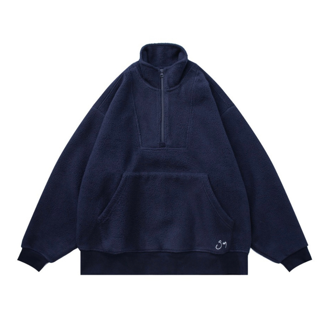 ボアフリース　ハーフジップ　ジャケット　N951