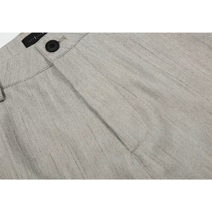 カットオフ　ストレッチ　ワイドクロップドパンツ　N509