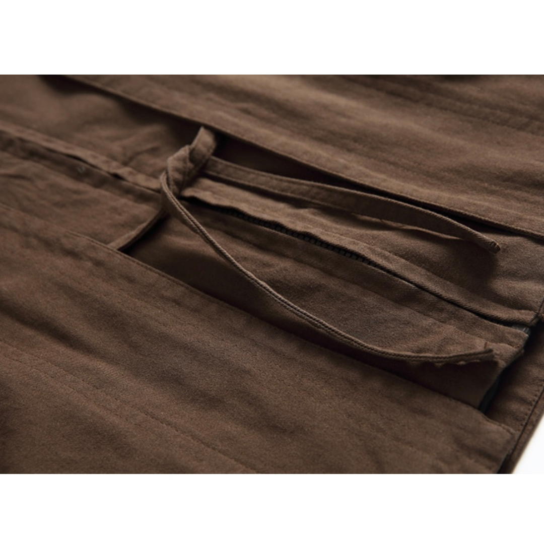 フェイクレイヤード　キモノ　スタンドカラージャケット　N1102