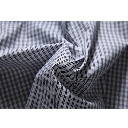 グラフチェック　フード　シャツジャケット　N1230