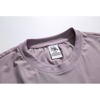 ストレッチナイロン　サイドジップポケット　Tシャツ　N1425