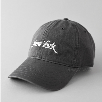 【New York】6パネル　キャップ　N474