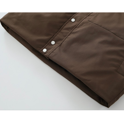 スナップボタン　スタンドカラージャケット　N889