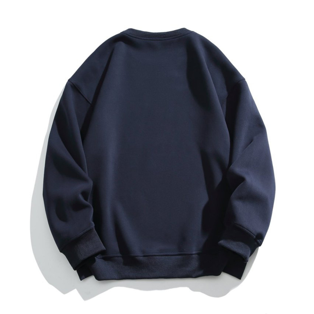 コットンポリ　カレッジプリント　スウェットパーカー　N1699