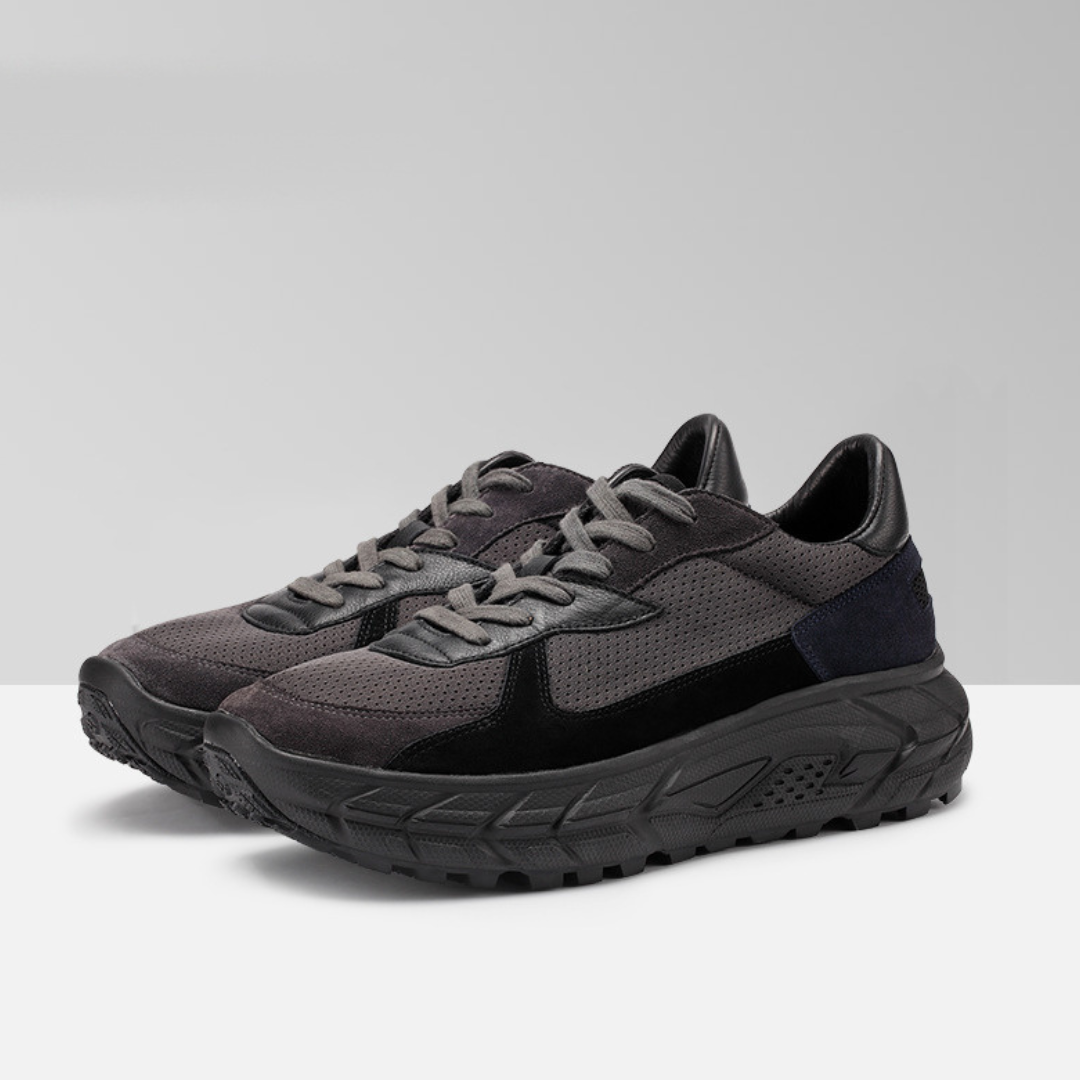 ボリュームソール　ダークトーン　スニーカー　N1136