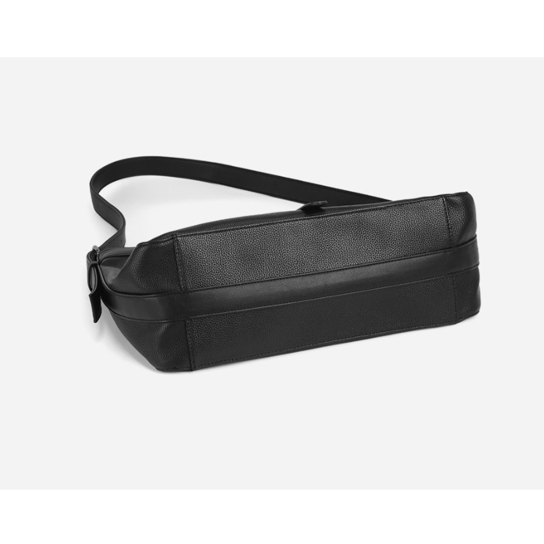 PUレザー　ラインストラップ　ショルダーバッグ　N1150